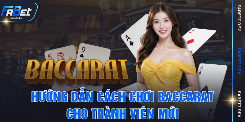 Hướng dẫn cách chơi Baccarat cho thành viên mới