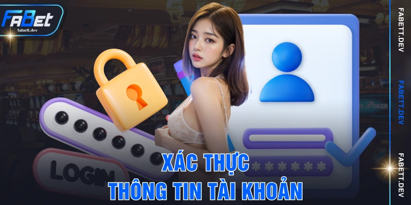 Xác thực thông tin tài khoản